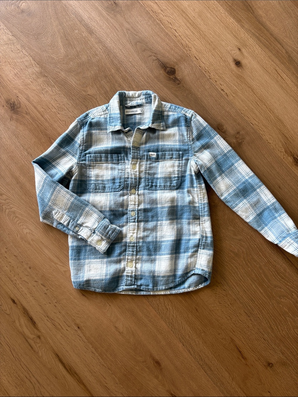 Abercrombie Kids Plaid Flannel Button Down Shirt